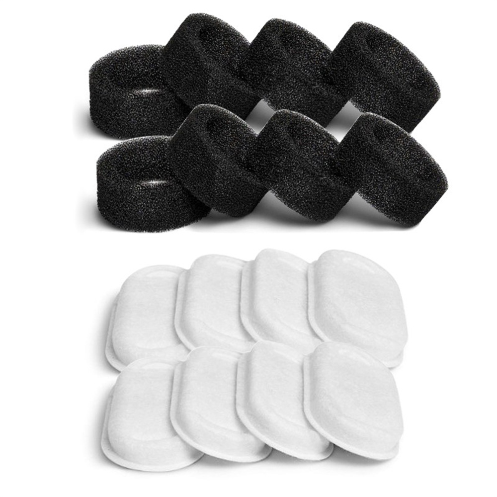 A stack of Lapbrook replacement filters and pre-filter sponges